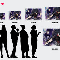 Tableau Boku No Hero Heros Corbeau Sombre