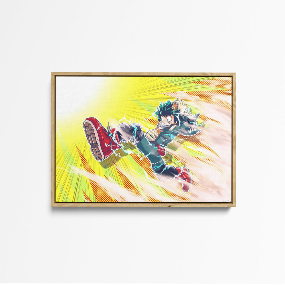 Tableau Boku No Hero Heros Electrisant Volant