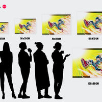 Tableau Boku No Hero Heros Electrisant Volant