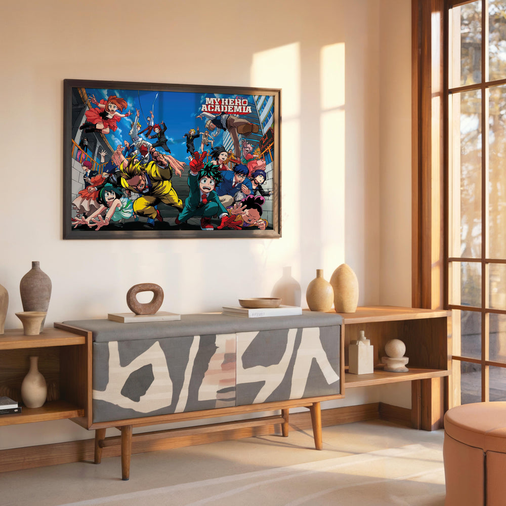 Tableau Boku No Hero Heros En Action