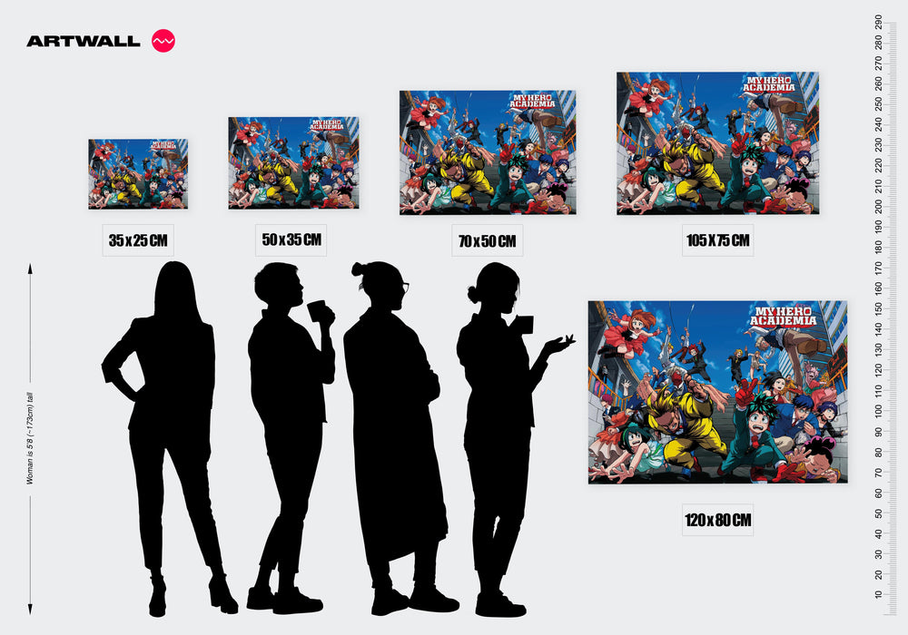 Tableau Boku No Hero Heros En Action