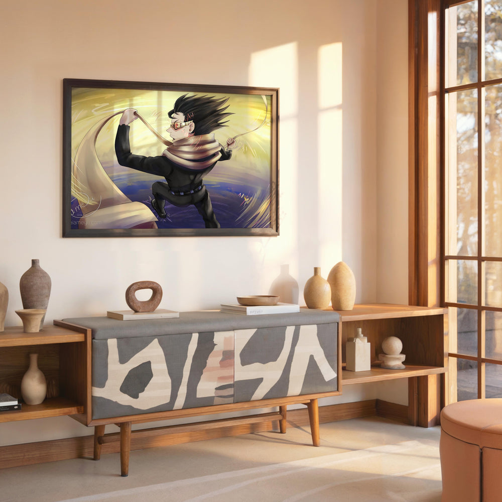 Tableau Boku No Hero Heros Flottant Ciel