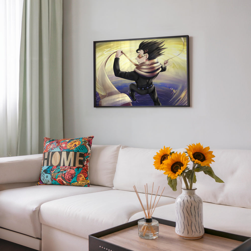 Tableau Boku No Hero Heros Flottant Ciel