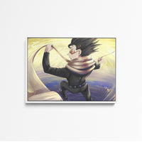 Tableau Boku No Hero Heros Flottant Ciel