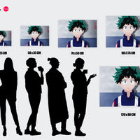 Tableau Boku No Hero Heros Intense Regard
