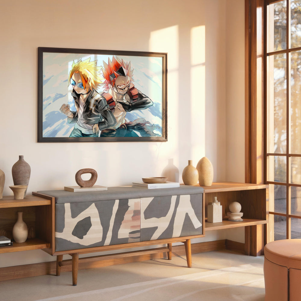 Tableau Boku No Hero Heros Optimistes Combattants