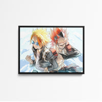 Tableau Boku No Hero Heros Optimistes Combattants