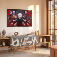 Tableau Boku No Hero Personnage Multibras Sombre