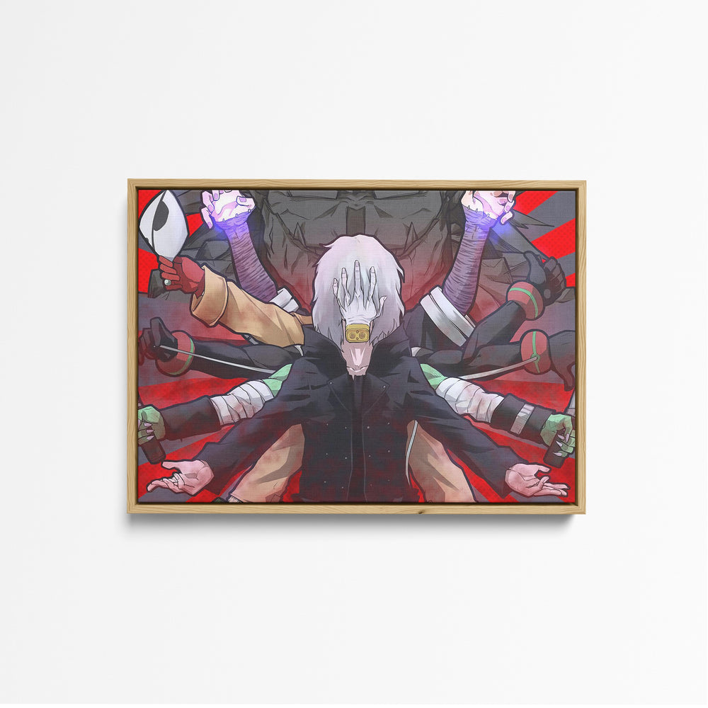 Tableau Boku No Hero Personnage Multibras Sombre
