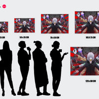 Tableau Boku No Hero Personnage Multibras Sombre