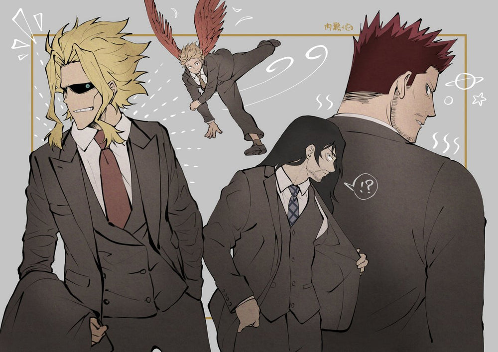 Tableau Boku No Hero Personnages En Costumes