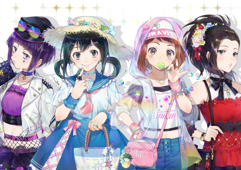 Tableau Boku No Hero Quatuor Mode Ete