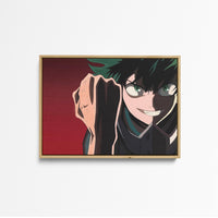 Tableau Boku No Hero Sourire Determine Poing