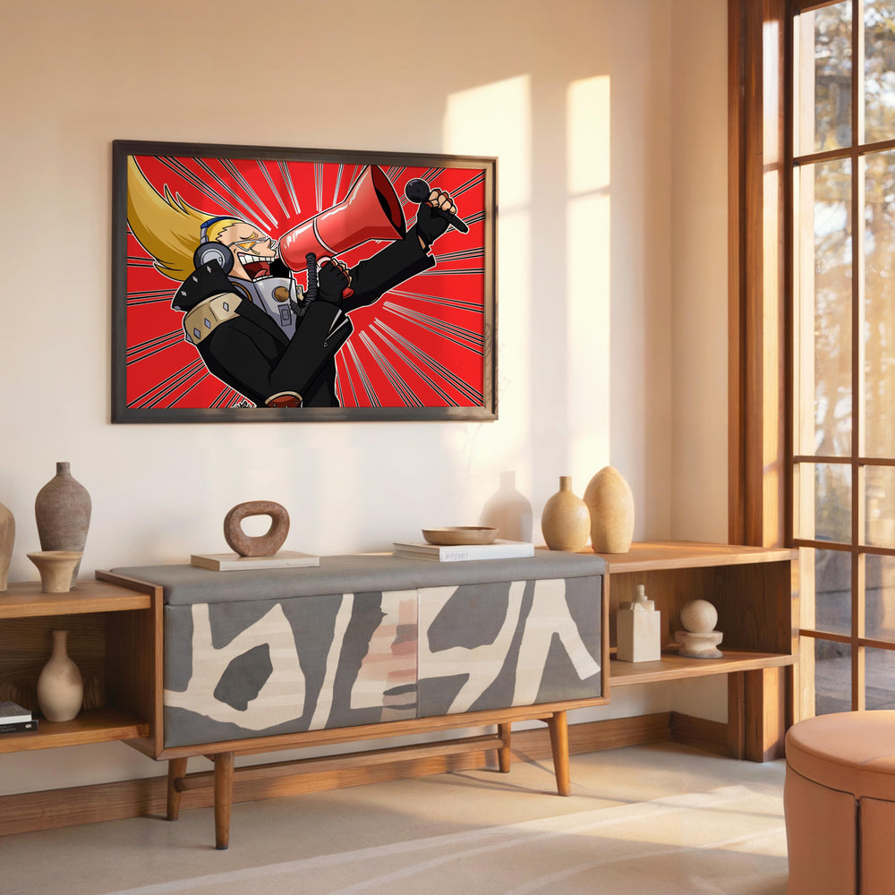 Tableau Boku No Hero Superheros Criant