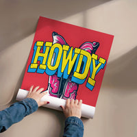 Tableau Cowboy Howdy Elegant