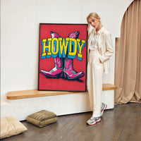 Tableau Cowboy Howdy Elegant