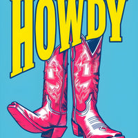 Tableau Cowboy Howdy Moderne