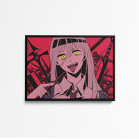 Tableau Chainsaw Man Demon Aux Epees