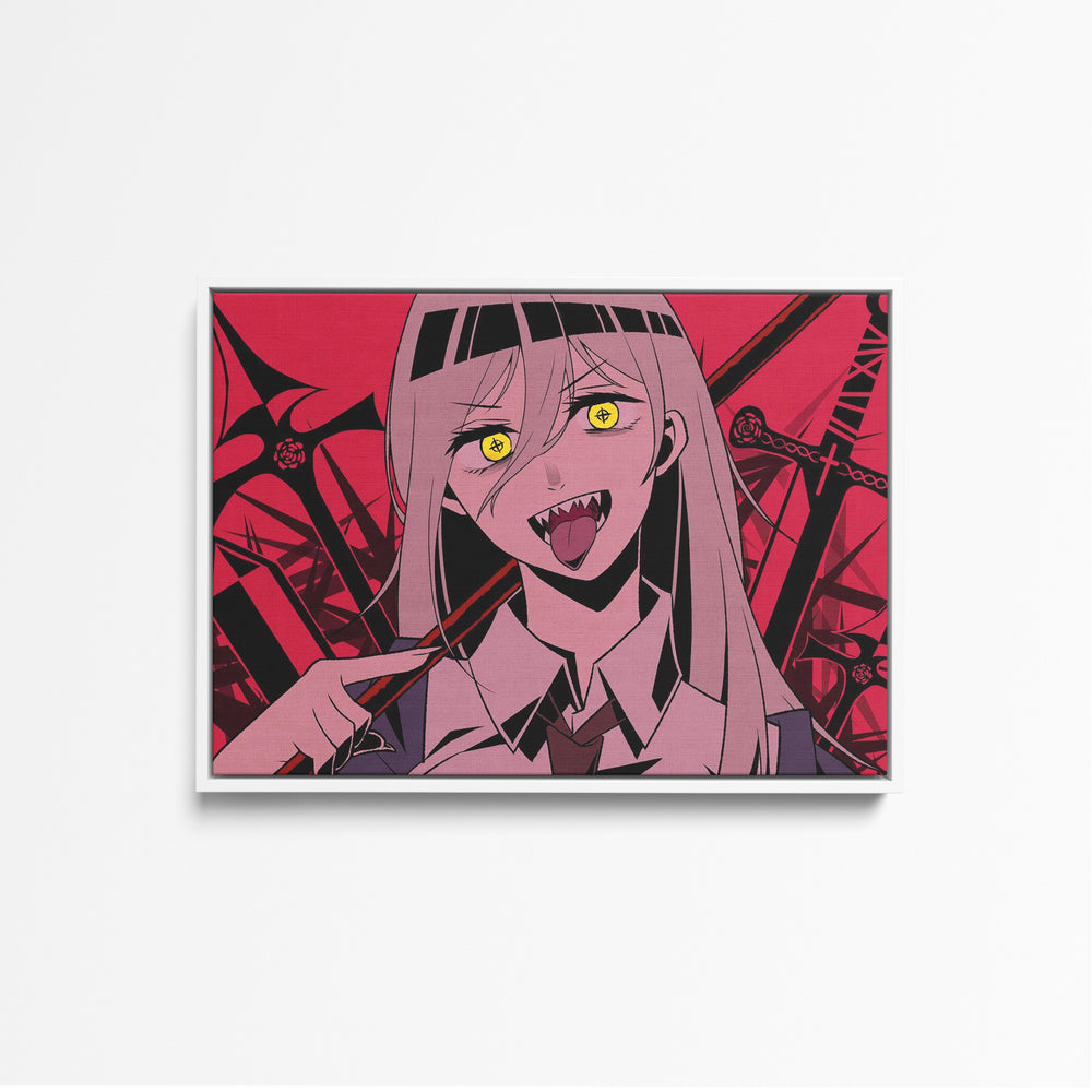 Tableau Chainsaw Man Demon Aux Epees