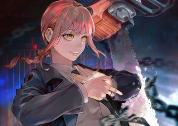 Tableau Chainsaw Man Femme Et Tronconneuse