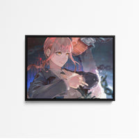 Tableau Chainsaw Man Femme Et Tronconneuse