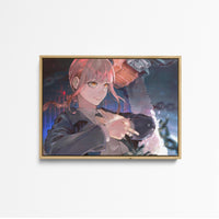 Tableau Chainsaw Man Femme Et Tronconneuse
