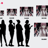 Tableau Chainsaw Man Jeune Fille Hypnotique