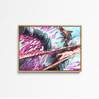 Tableau Chainsaw Man Lame Sanguinolente