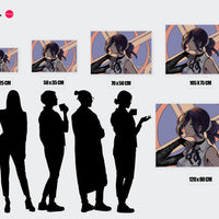 Tableau Chainsaw Man Main Sombre Inquietante