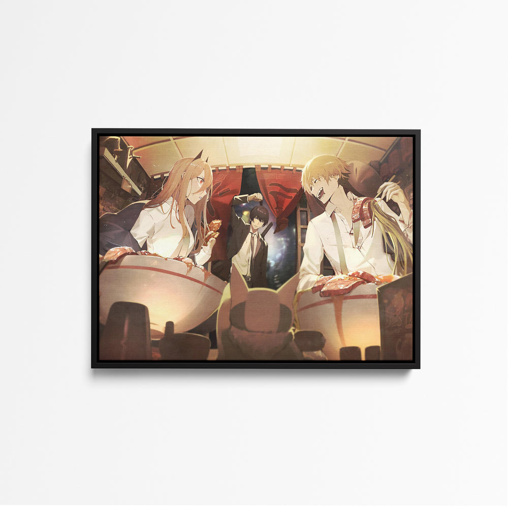 Tableau Chainsaw Man Ramen En Colere