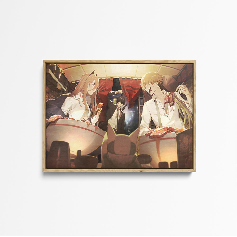 Tableau Chainsaw Man Ramen En Colere