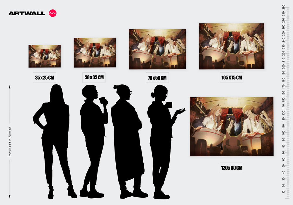 Tableau Chainsaw Man Ramen En Colere
