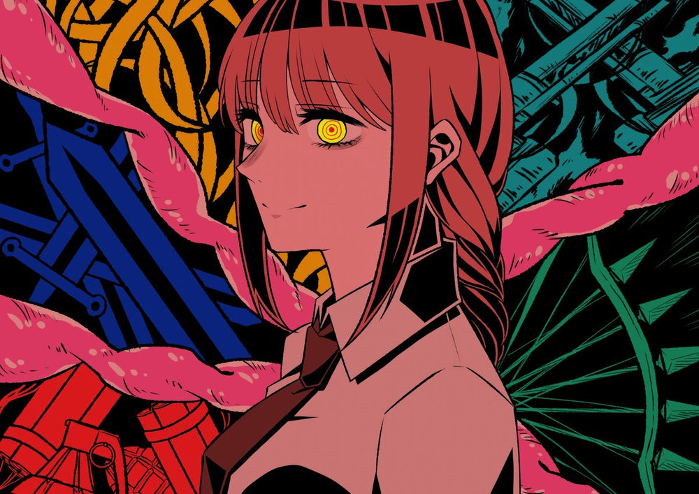 Tableau Chainsaw Man Regards Hypnotiques Tentaculaires