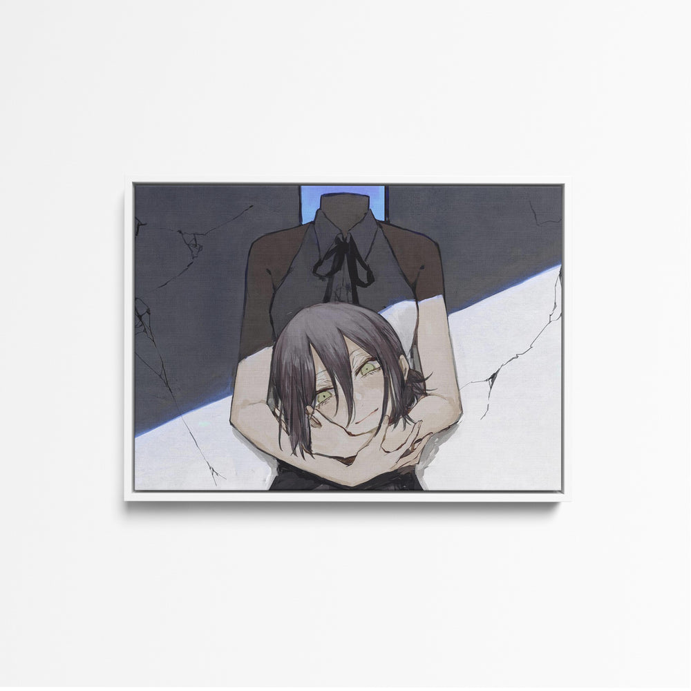 Tableau Chainsaw Man Tete Saisissante