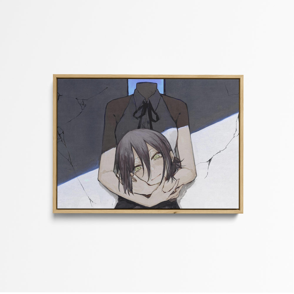 Tableau Chainsaw Man Tete Saisissante
