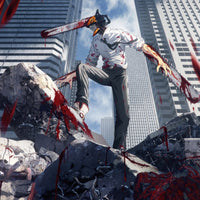 Tableau Chainsaw Man Tronconneuse Sanguinaire Triomphante