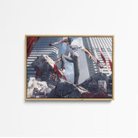 Tableau Chainsaw Man Tronconneuse Sanguinaire Triomphante