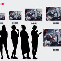 Tableau Chainsaw Man Tronconneuse Sanguinaire Triomphante