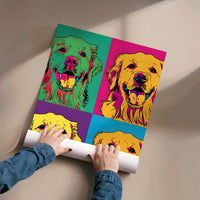 Tableau Chien Pop Art