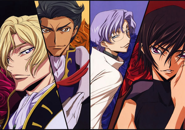 Tableau Code Geass Quatuor Rivaux Roses