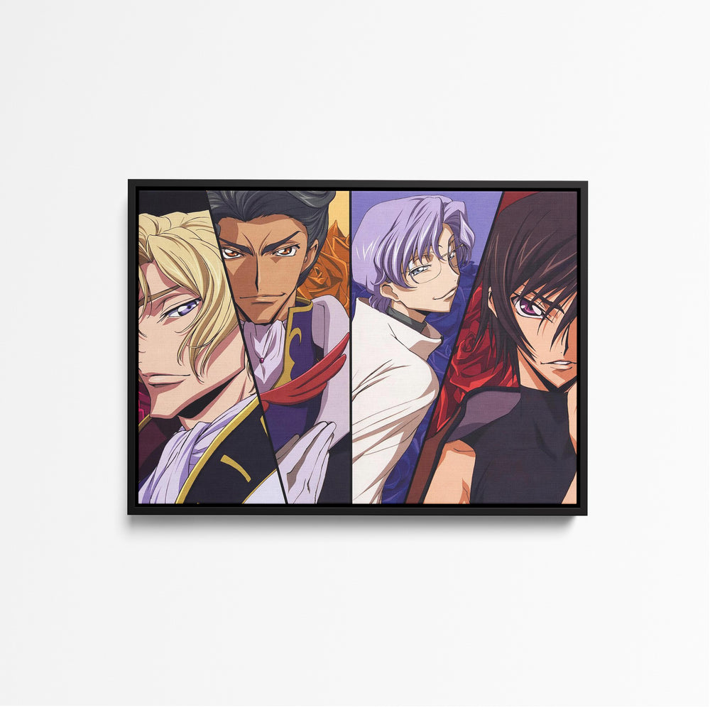 Tableau Code Geass Quatuor Rivaux Roses