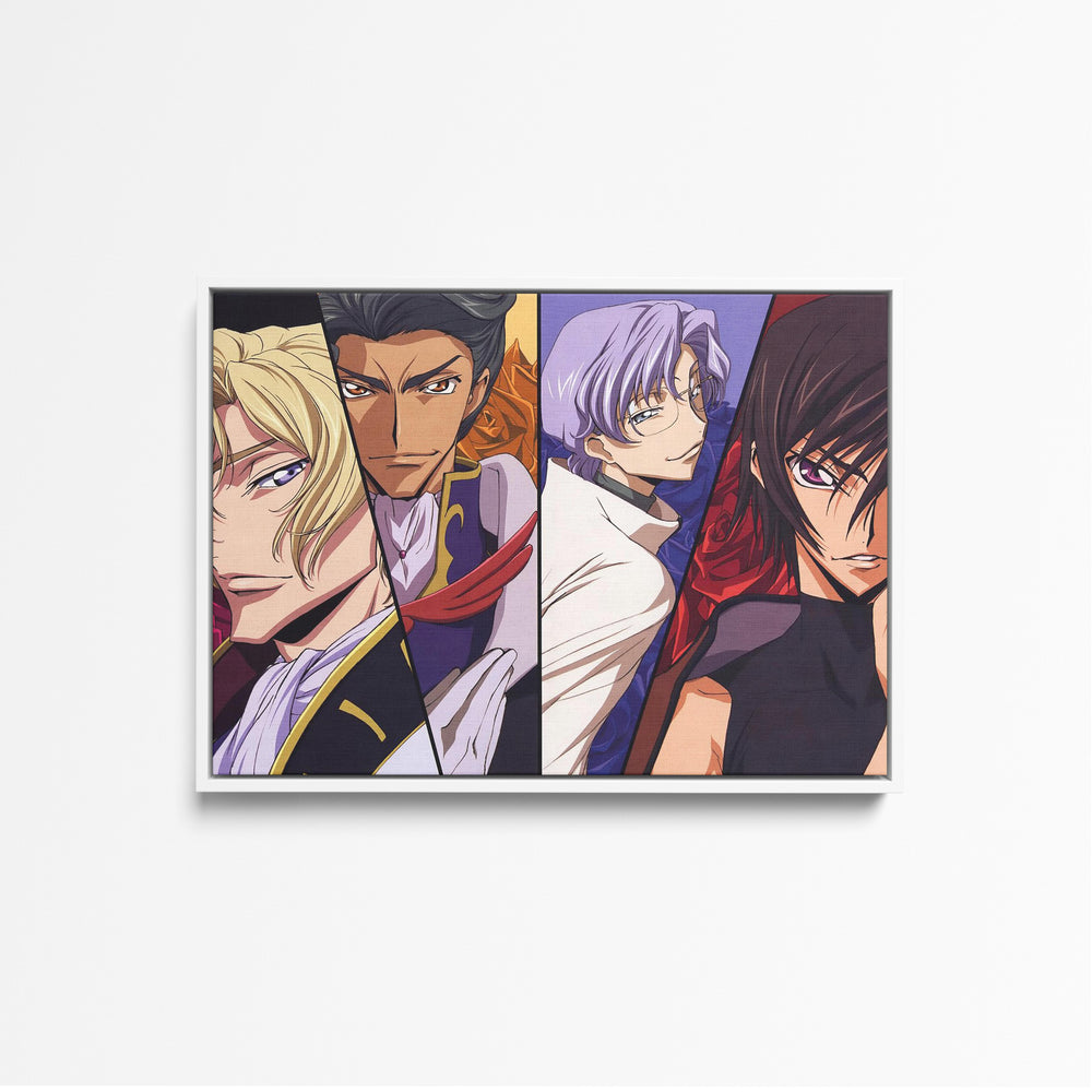 Tableau Code Geass Quatuor Rivaux Roses