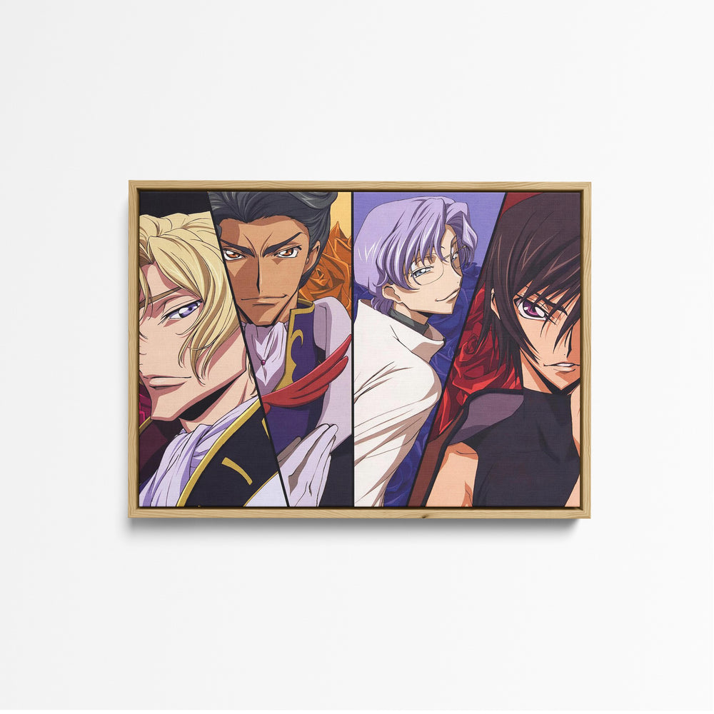 Tableau Code Geass Quatuor Rivaux Roses