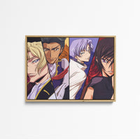 Tableau Code Geass Quatuor Rivaux Roses