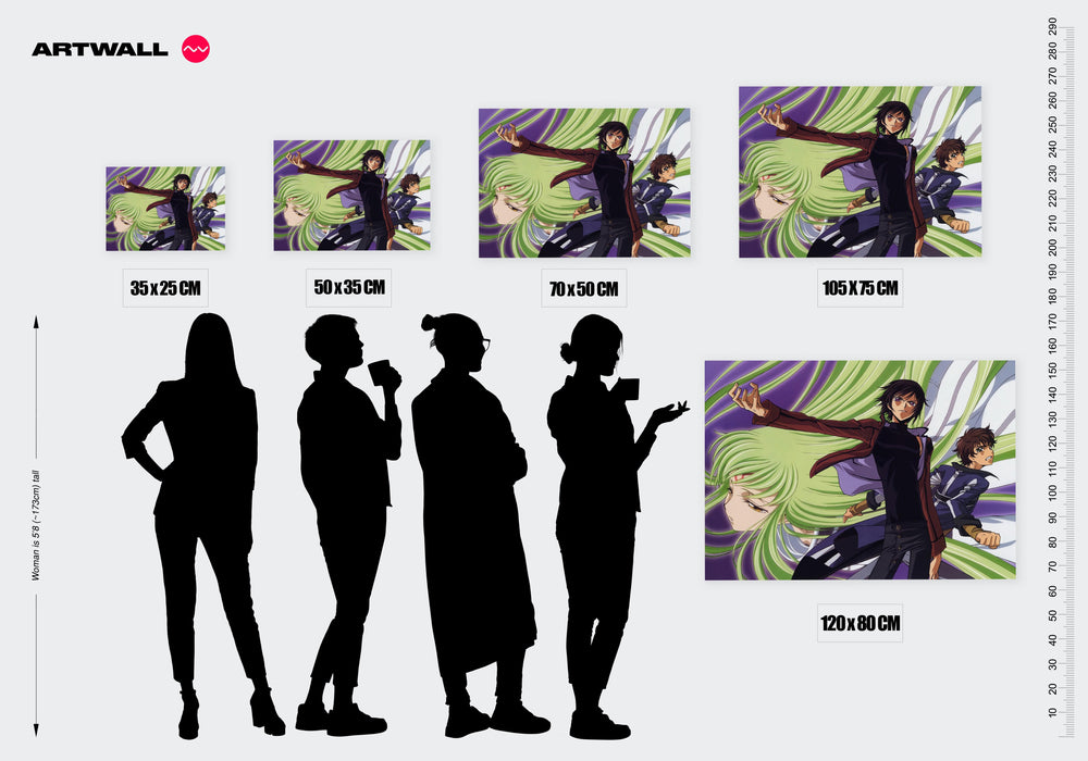 Tableau Code Geass Triade Puissante Etoilee
