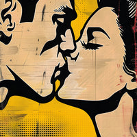 Tableau Baiser Popart