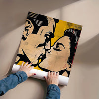 Tableau Baiser Popart
