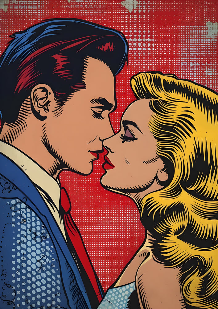 Tableau Romantique Popart