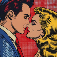 Tableau Romantique Popart