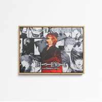 Tableau Death Note Carnet Mysterieux Rouge